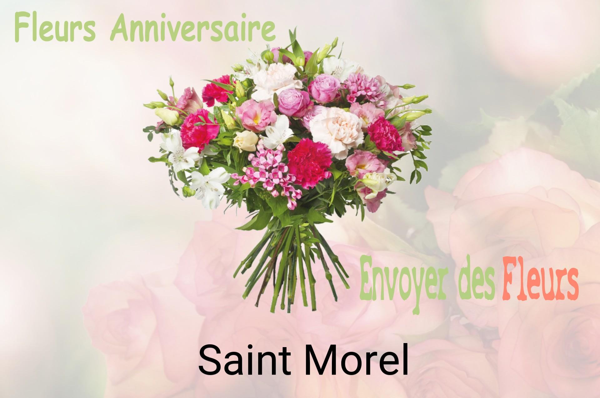 Bouquet de fleurs d’anniversaire livré à Saint-Morel