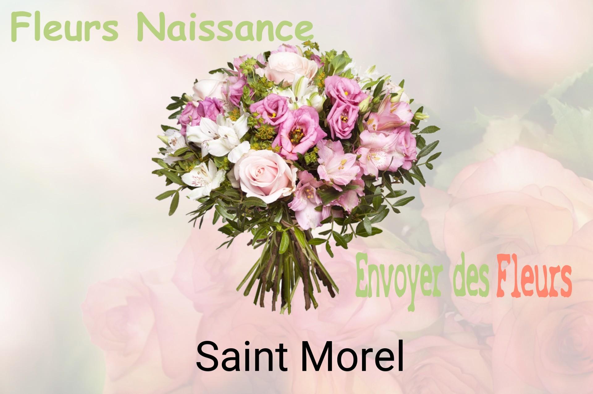 Bouquet de fleurs de naissance livré à Saint-Morel